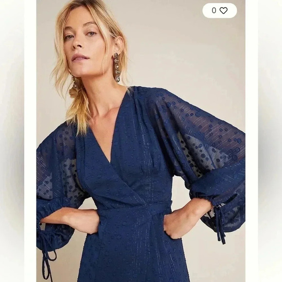 Hutch by Anthropology XS Leigh Wrap Maxi Dress - Picture 3 of 9